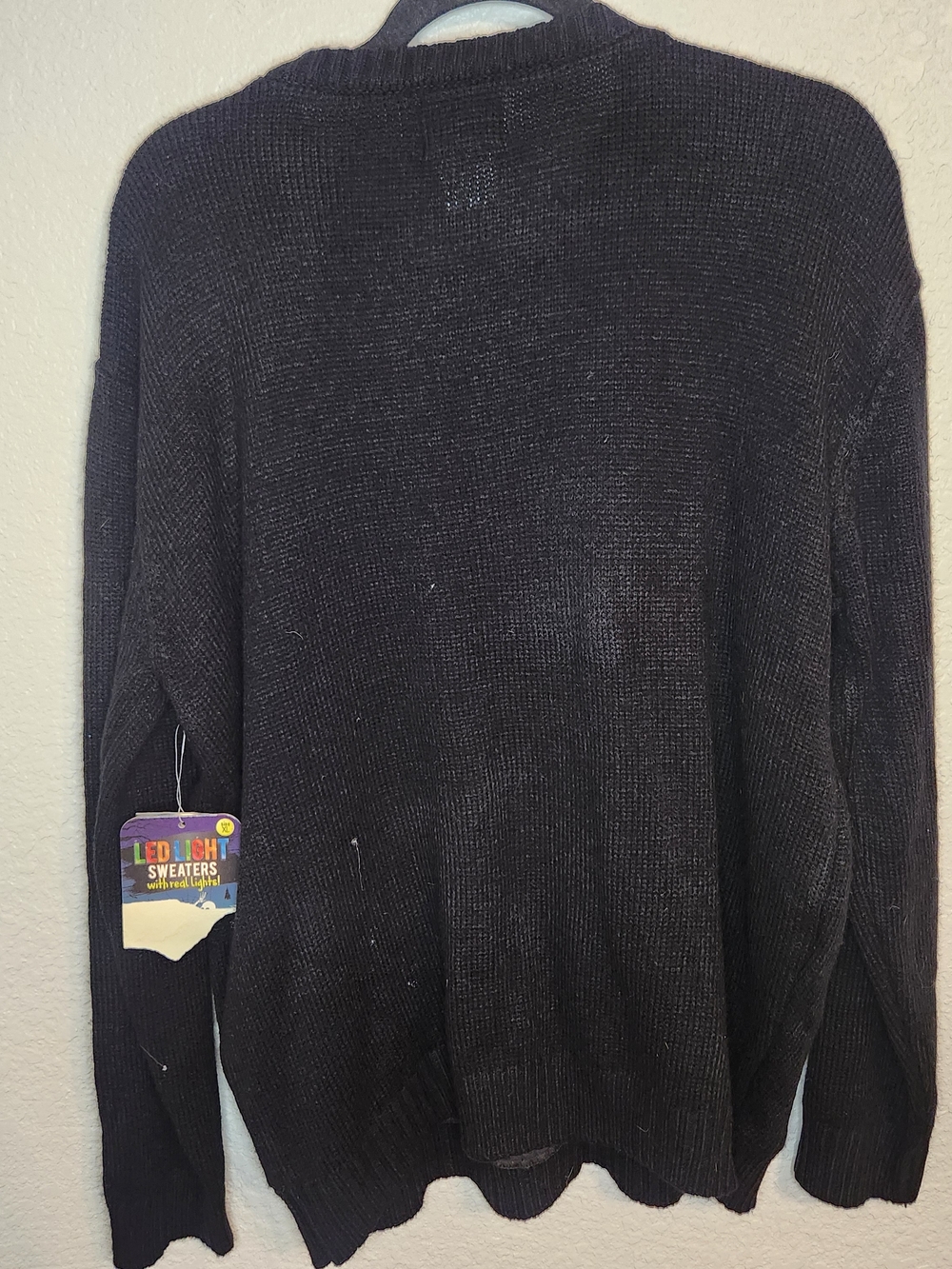 Eat Drink & Be Scary give me your candy Black Halloween Jack-O'-Lantern Sweater - Picture 8 of 9